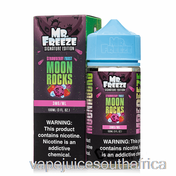 Vape Pods Moonrocks - Strawberry Frost - Mr Freeze - 100Ml 6Mg